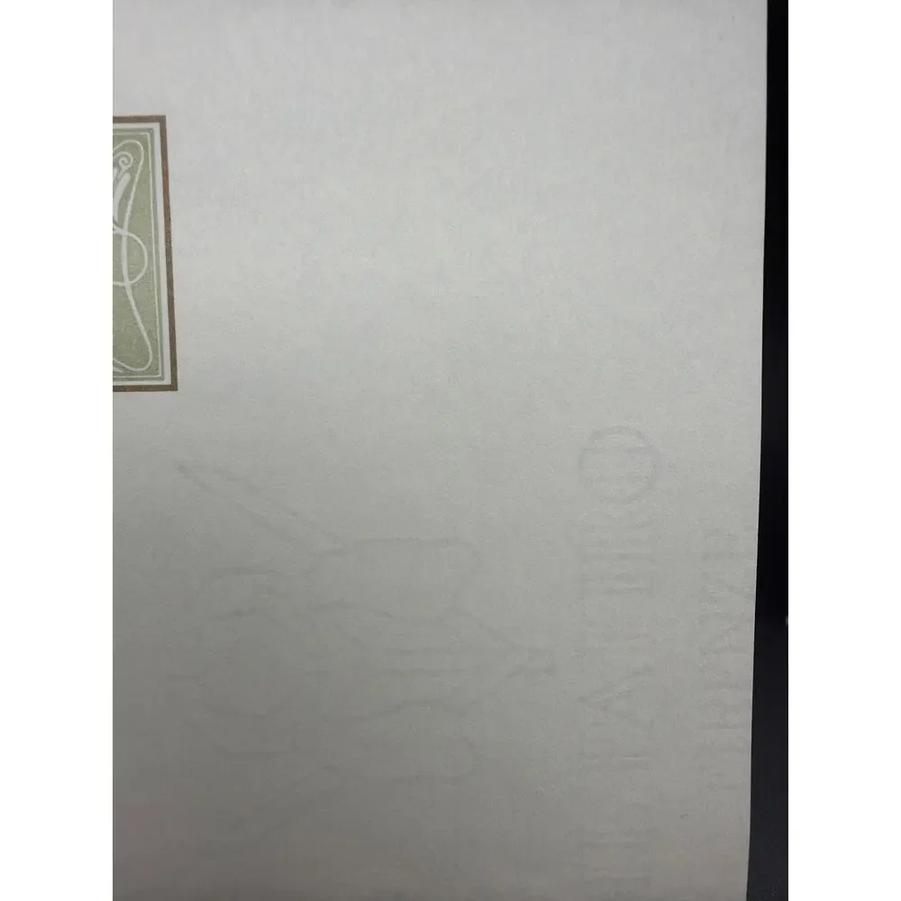 Vintage Monogram E Stationery Lot 13 Cards Envelopes Deckle Edge Cupid Cherub